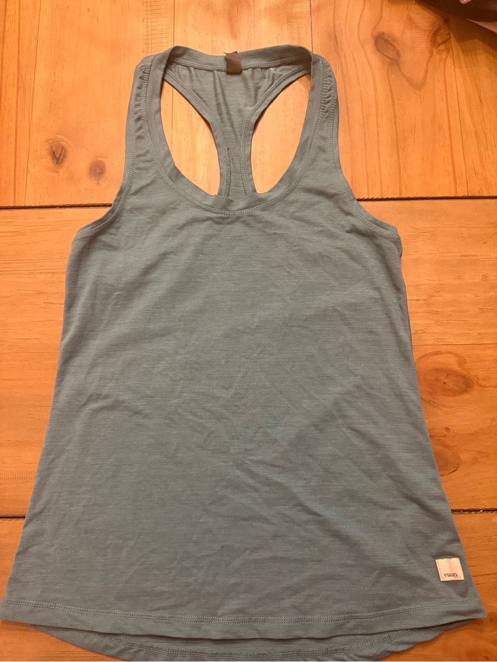 Vuori Racerback Tank Top - Dusty Blue Green